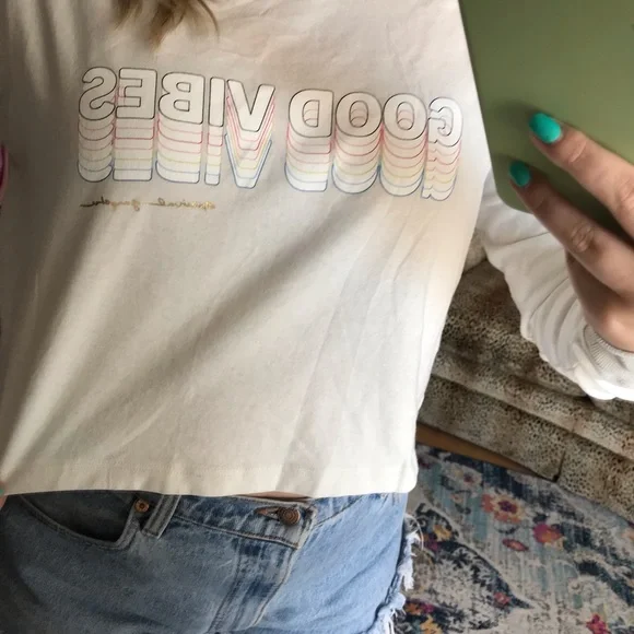 spiritual gangster NWT good vibes graphic tee - Picture 4 of 6